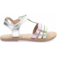 Kids Diamanto Leather Sandals with Touch 'n' Close Fastening