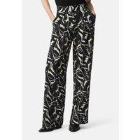 Printed Wide Leg Trousers