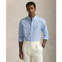 Striped Fitted Stretch Shirt in Poplin