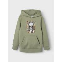 Skull Print Hoodie