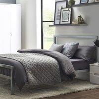 Toro Mirrored Metal Bed