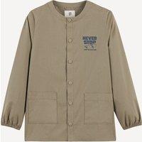 Skateboard Print Smock with Press-Stud Fastening