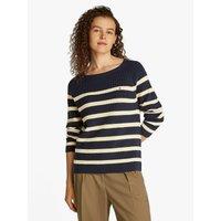 Breton Striped Jumper with Crew Neck