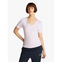 V-Neck T-Shirt with Short Sleeves