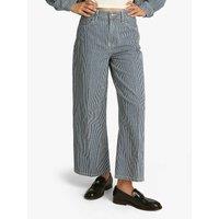 Striped Wide Leg Jeans