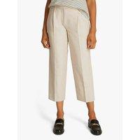 Ankle Grazer Trousers with Wide Leg