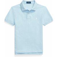 Kids Short Sleeve Polo Shirt with Embroidered Logo On Chest