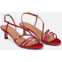 No464 Kitten Heel Sandals in Patent Leather