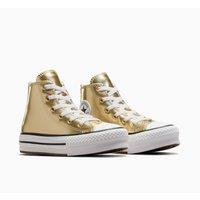 Kids All Star EVA Lift Hi Metallic Trainers