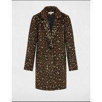 Long Leopard Print Coat