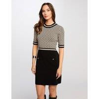 Fitted Knitted Mini Dress