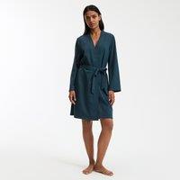 Plain Cotton Jersey Knit Bathrobe