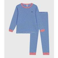 Striped Cotton Pyjamas with Long Sleeves