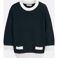 Navy Blue Jumper with Long Sleeves