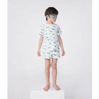 Cotton Dress-Up Short Pyjamas in Dinosaur Print