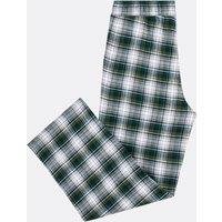 Checked Pyjama Bottoms in Brushed Cotton