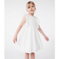 Sleeveless Broderie Anglaise Dress