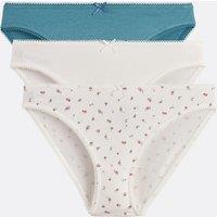 Pack of 3 Briefs in Stretch Cotton