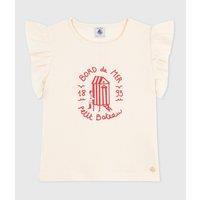 Printed Cotton T-Shirt with Short Sleeves