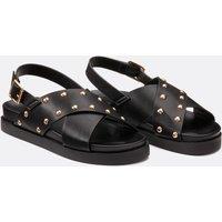 Minnie Sandals with Wrapover Straps
