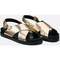 Minnie Sandals with Wrapover Straps