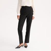 Straight Trousers in Stretc Polyviscose