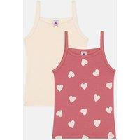 Pack of 2 Vests with Shoestring Straps in Cotton