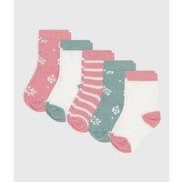 Pack of 5 Pairs of Detailed Socks