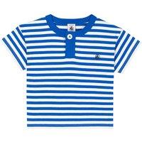 Striped Cotton T-Shirt with Short Sleeves