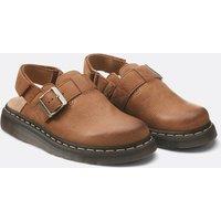Jorge II Desert Brown Mules in Tumbled Nubuck