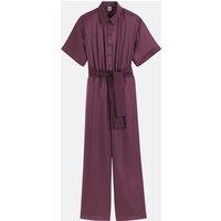 Draping Short Sleeve Jumpsuit