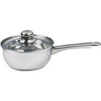 18cm Essential Induction Saucepan with Glass Lid