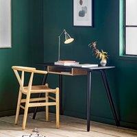 Morena Oak Desk with Shelf