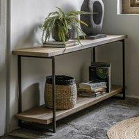 Oakley Rustic Shelving Console Unit