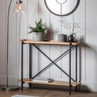 Siuri Industrial Oak Console Table