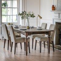 Meford Antique Wood Extendable Dining Table (Seats 6-8)