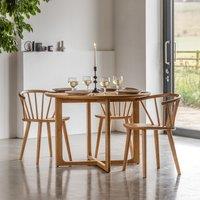 Fallon Oak Round Dining Table