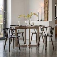 Fallon Smoked Oak Round Dining Table