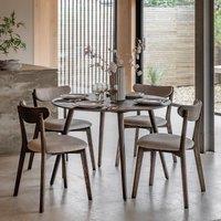 Hale Smoked Oak Round Dining Table