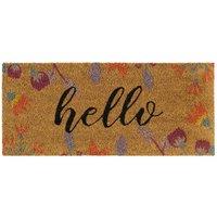 My Mat Printed Coir Hello Insert