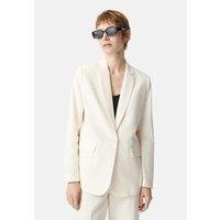 Oversized Suit Jacket in Linen and Cotton