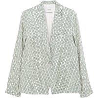 Graphic Print Tailored Jacket