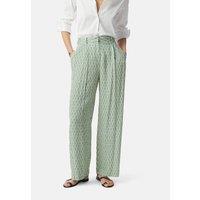 Loose Fit Trousers in Graphic Print