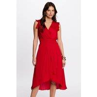 Sleeveless Draping Shift Dress