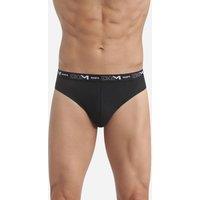 Pack of 4 Plain Briefs in Stretch Cotton