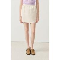 Afaz Straight Mini Skirt with Elasticated Waist