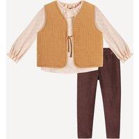 Cardigan/Blouse/Trousers Outfit