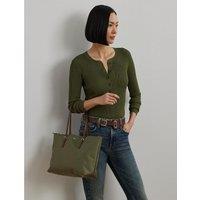 Keaton Medium Tote Bag in Polyamide and Leather