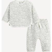Printed Sweatshirt and Trousers Outfit