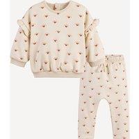 Fleece Sweatshirt and Joggers 2-Piece Set